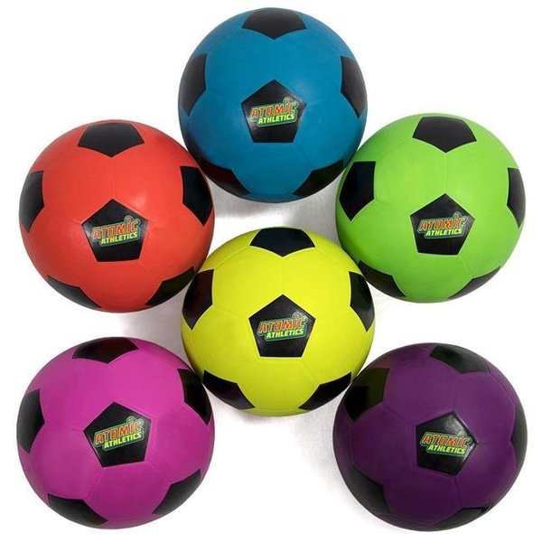 Bookazine 6 Regulation Size Neon Soccer Balls TI20918